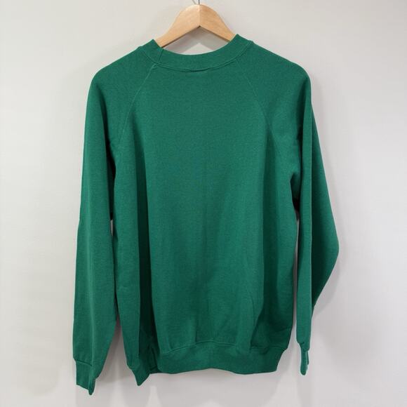 NWT Vintage 80s Hanes Handmade Santa Holiday Grandma Sweatshirt Sz L USA Iron On - Picture 9 of 10